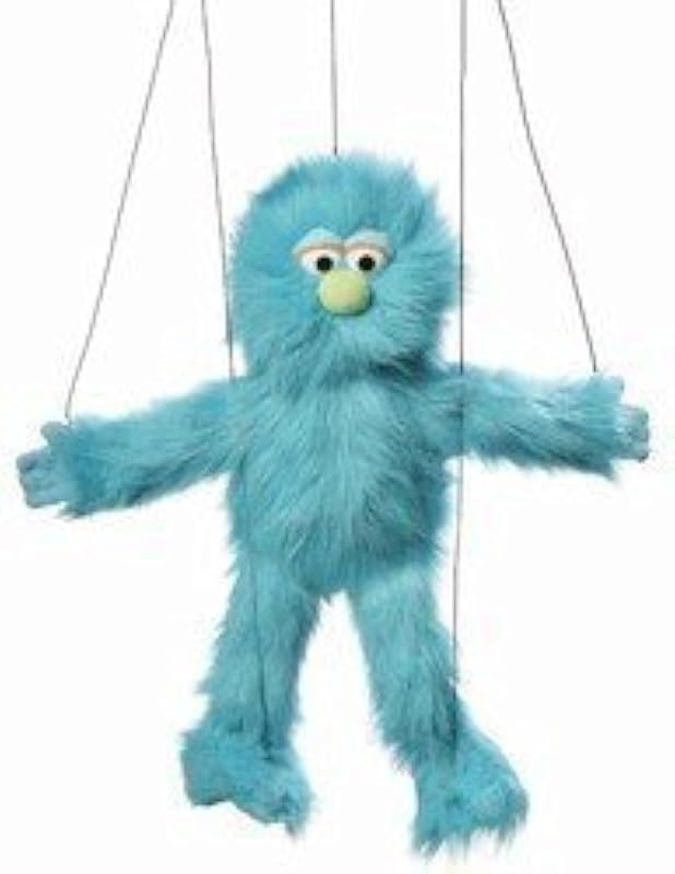 Silly Puppets Blue Monster Marionette String Puppet