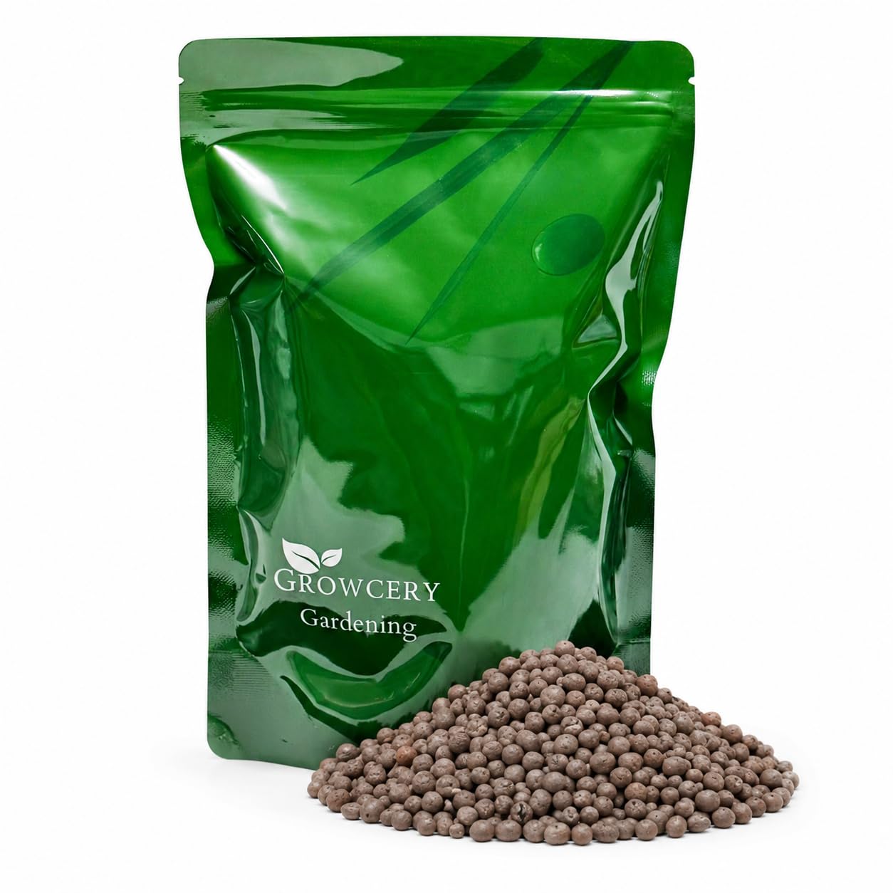 Growcery Rounded LECA Clay Pebbles 2–4mm for Plants, Bonsai and Terrariums 1L