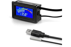 KEYNICE Digital Thermometer, Aquarium Thermometer, LCD Digital Thermometer for Room, Indoor Outdoor...