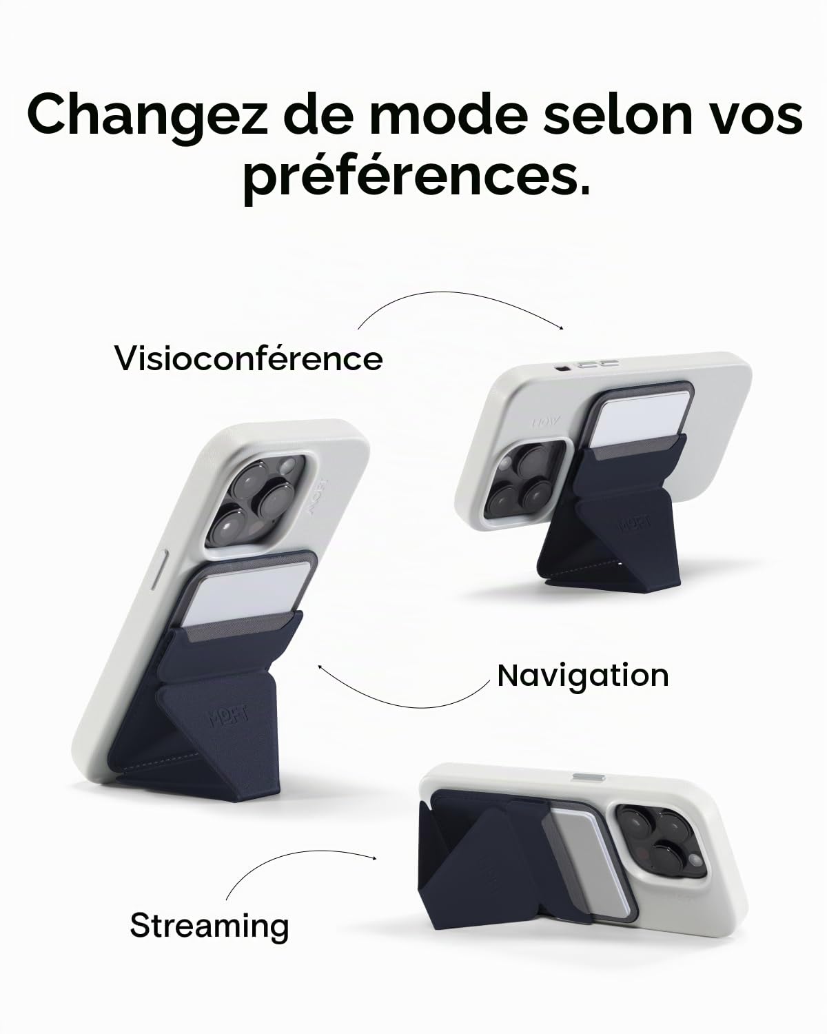 MOFT Snap Portefeuille pour Magsafe pour iPhone 17/16/15/14/13/12 Series