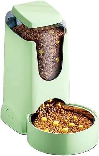 Miniatura 10 de Alimentador automático por gravedad para perros, 2.8 L, dispensador de agua y comida de 4 litros con cuenco de acero inoxidable para cachorros