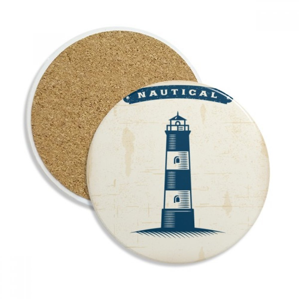 Phare de navigation sous-verres en pierre pour vos moments de détente café