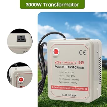 3000W Spannungswandler Transformator 220V auf 110V Step Down