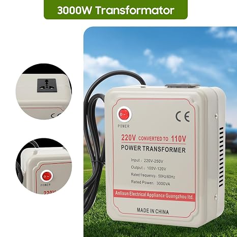 3000W Spannungswandler Transformator 220V auf 110V Step Down