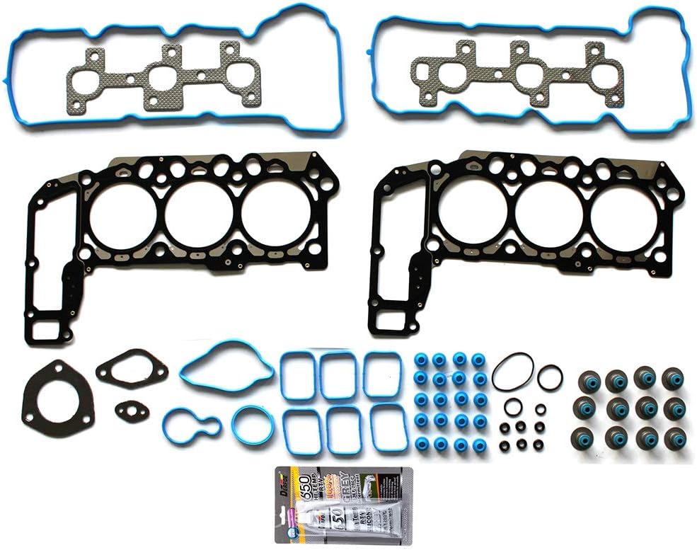 HS26229PT-1,HS54250A Engine Cylinder Head Gasket Sets Replacement for Dodge for Dakota Big Horn 3.7L Crew Cab Pickup 2009-2010 for Dodge for Nitro SLT Premium 3.7L Sport Utility 2007