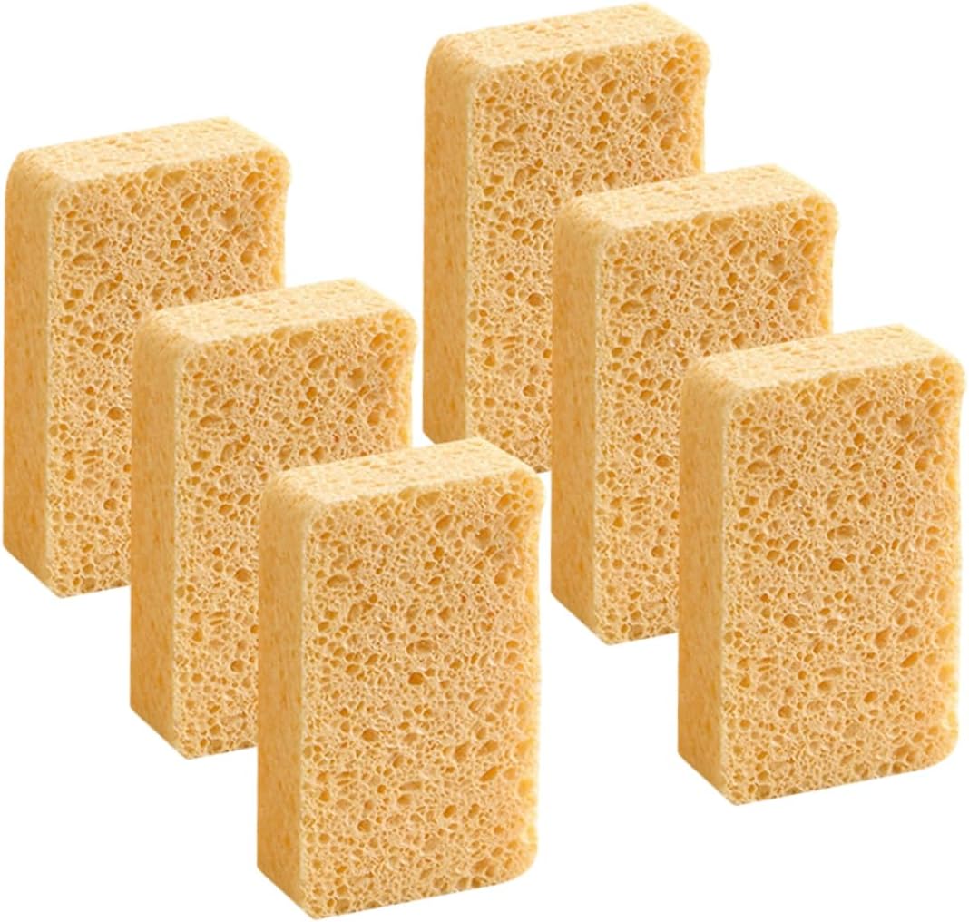 Ciieeo 30pcs Multi-Functional Dish Washing Sponge Soft Scrubber for Kitchen Reusable Cleaning Sponge for Pots Baking Pans Utensils