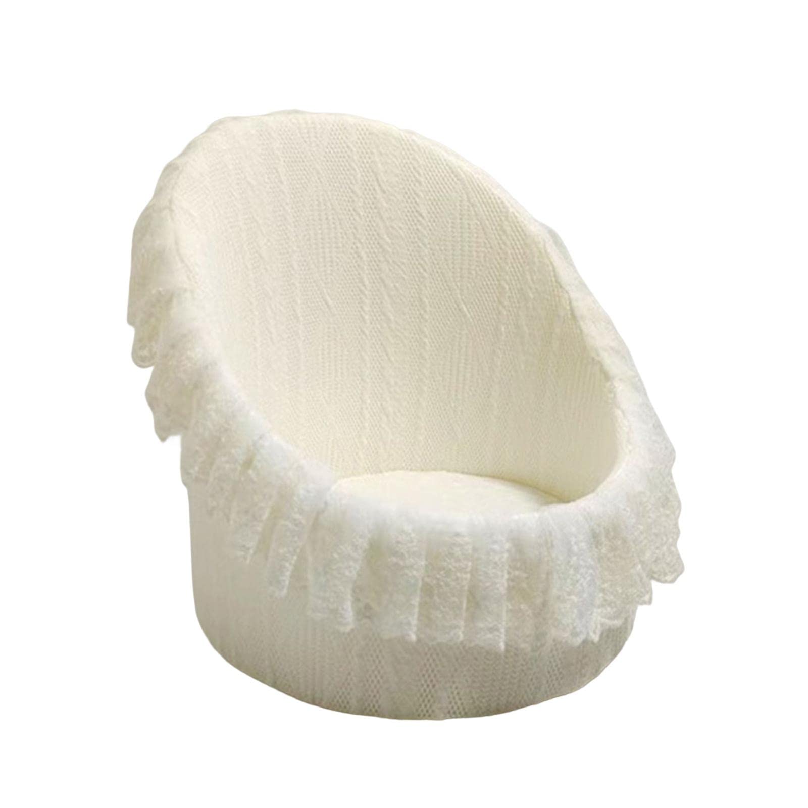Milageto Accesorios de fotografía Silla de Tiro para recién Nacido, Accesorios de sofá pequeño, Silla para sesión de Fotos de cumpleaños de bebé, C