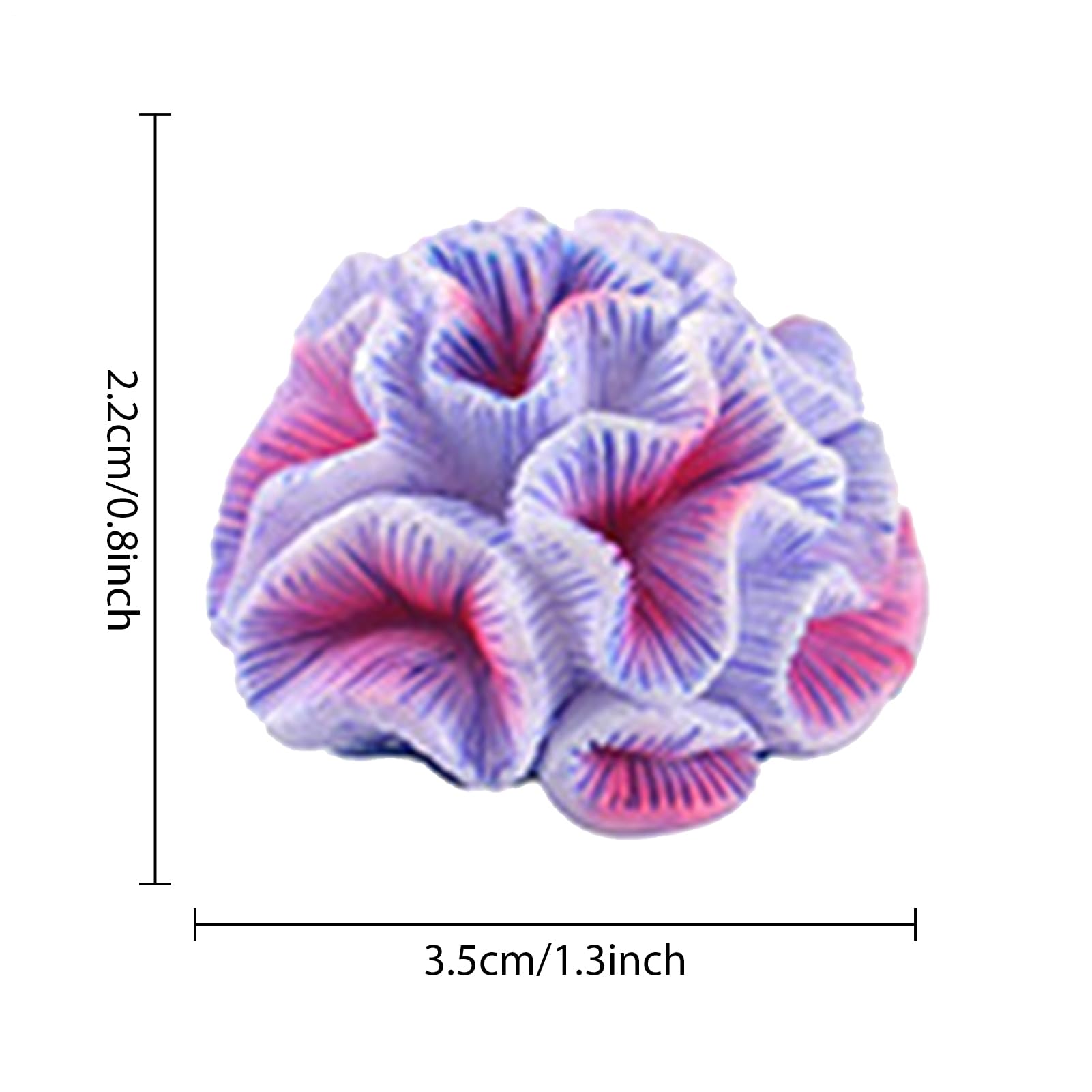 Corail de mer Artificiel pour travaux manuels, Petits coraux, décoration paysagère, décoration de Paysage pour Aquarium, Bureau, Terrarium d'animaux et