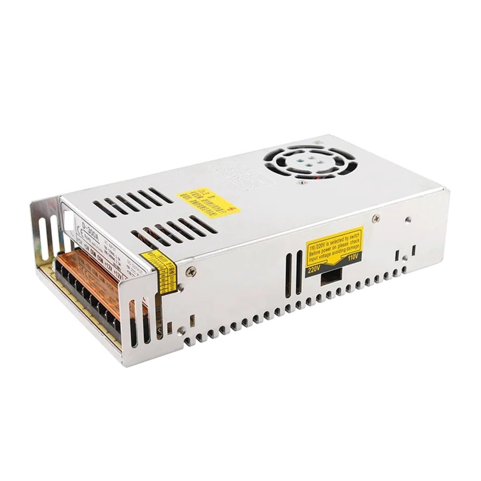 NVSFZGIYG D-300A 300W 5V 25A/12V 15A Dual Output Switching Power Supply 12V SMPS with Fan