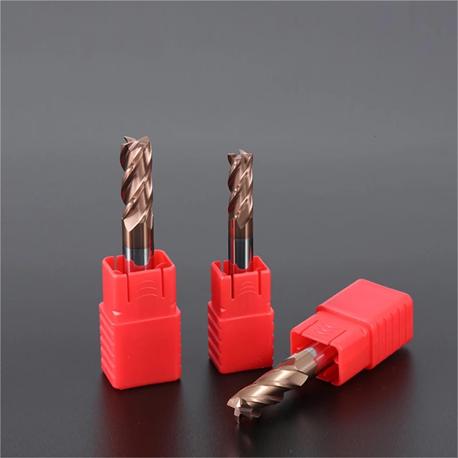 Fresa de carburo de 1 a 20 mm, fresa de 4 ranuras, herramienta de corte de acero de tungsteno con revestimiento de aleación, fresas de mecanizado CNC(5PCS,2 4 5 6 8 10 12 aset)