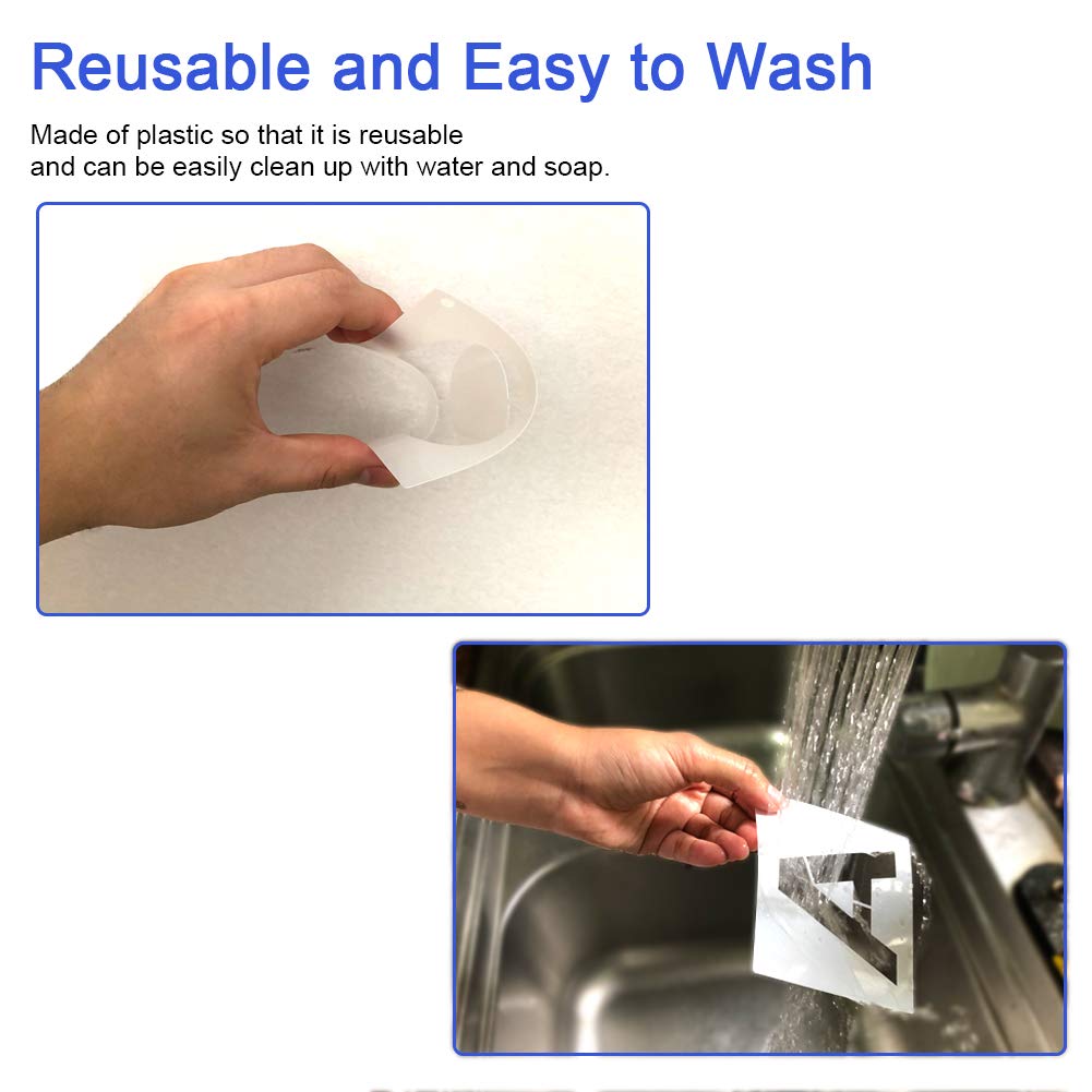 Buy 26Pcs Letter Stencils for Painting on Wood, Alphabet Stencils 3