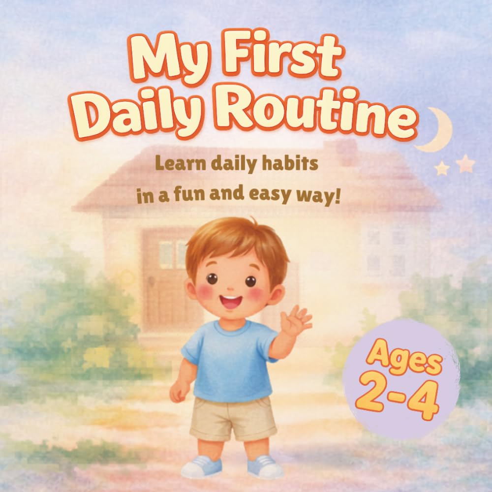 My First Daily Routine: A Fun and Gentle First Routine Book for Toddlers – Learn Daily Habits Through Play