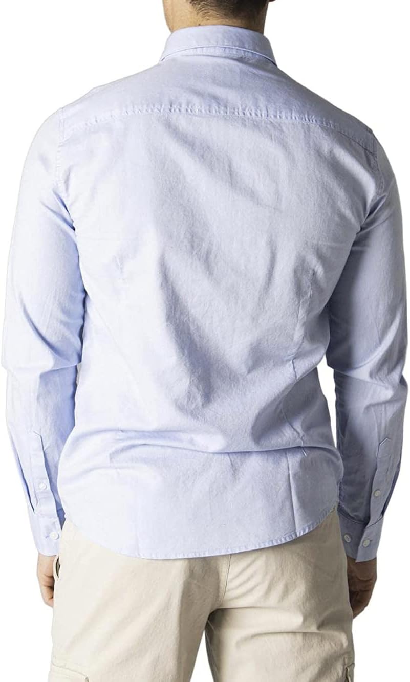 Armani Exchange Mens Slim Fit Oxford Button Up Shirt - Image 2