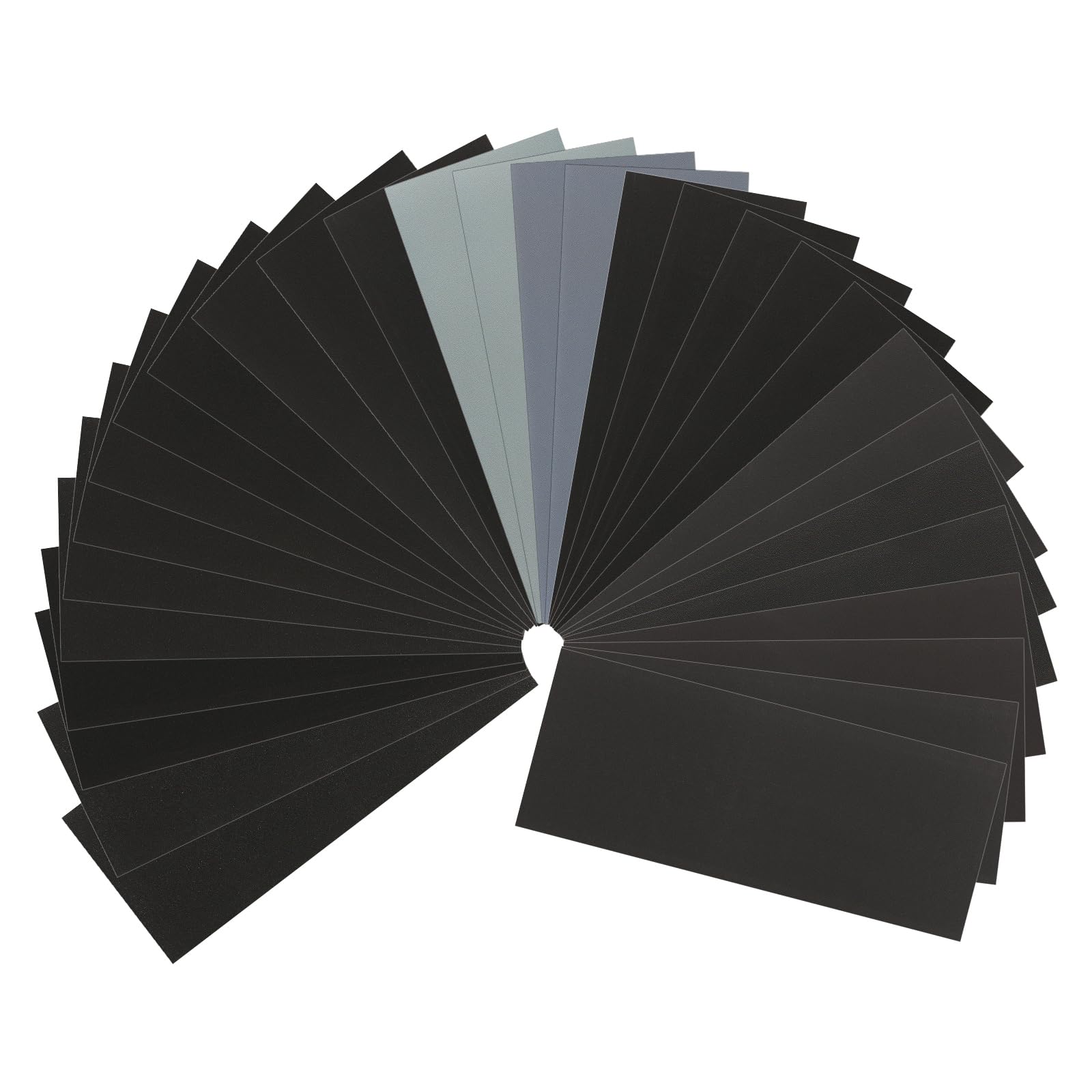 Sand Paper 30 Pcs, 80 to 3000 Grit Fine Sand Paper, Available for Wood Metal Automobile Furniture Stone Painting Glass — image 1
