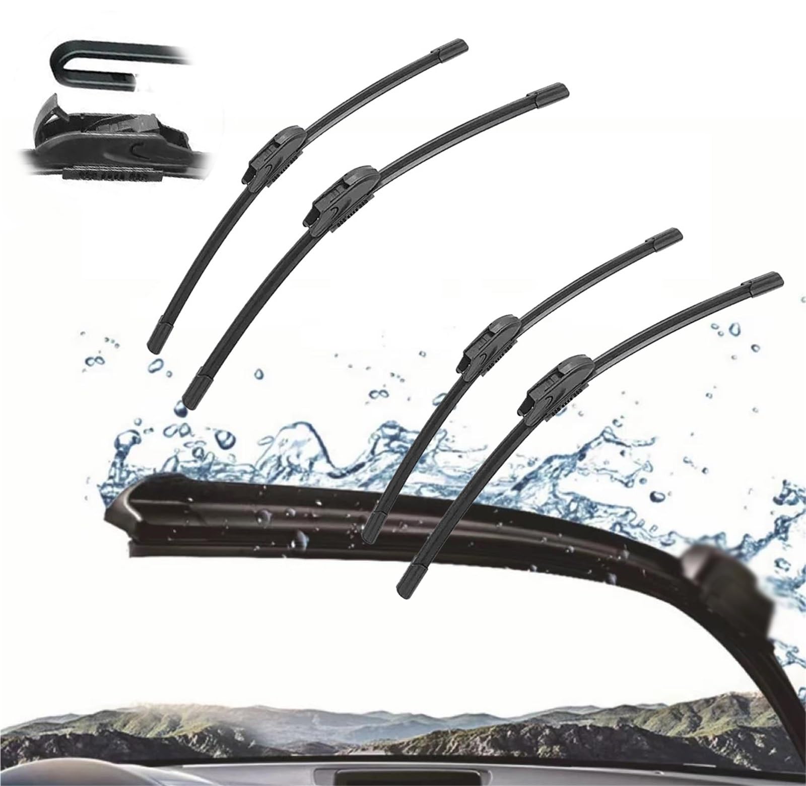 Essuie-glace avant arrière Toyota RAV4 pour rouler sous la pluie sereinement