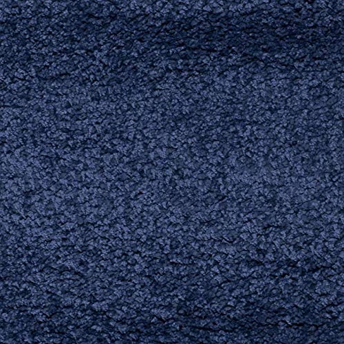 Image of Handwoven Microfibre 3D Rug for Living Room (Navy Blue, 7 X 10 Feet, Microfibre)
