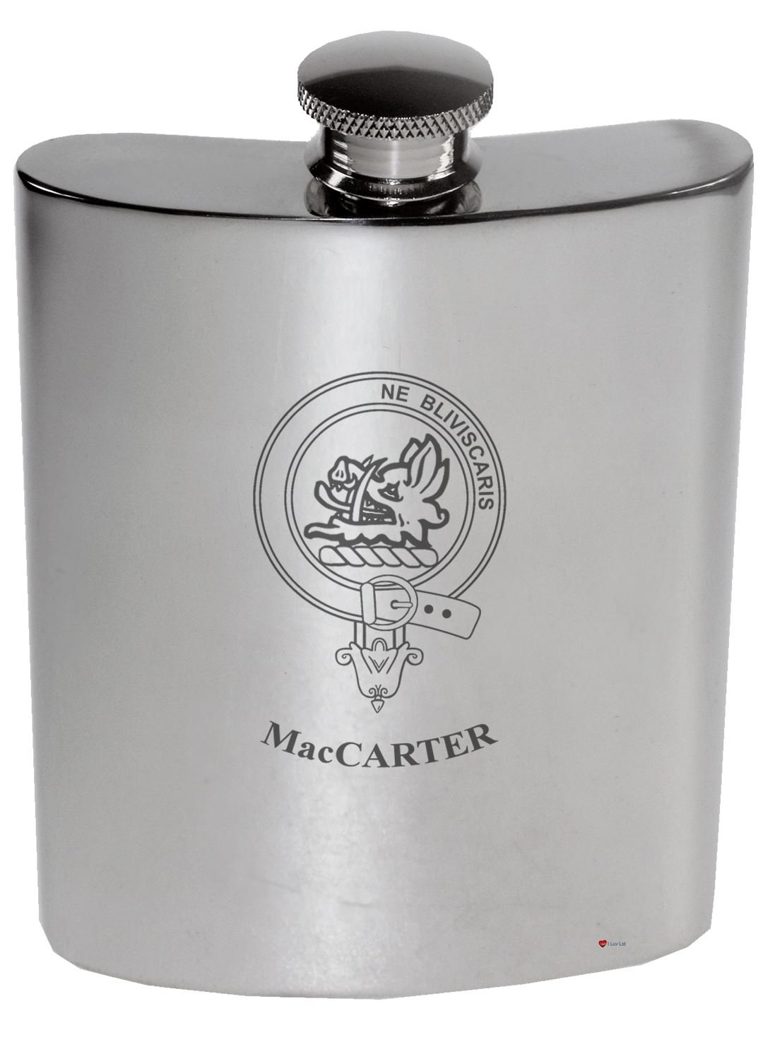 Flacon de rein MacCarter fiole anti fuite en étain pour transporter vos spiritueux sans altération