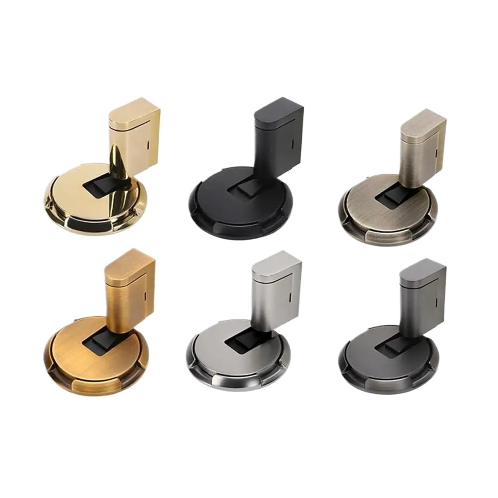 Kdhcvkz Color 6 1Pcs Zinc Alloy Mechanical Door Stopper Heavy Duty Adjustable Door Holder