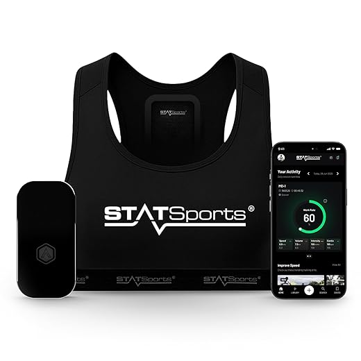 STATSports APEX Athlete Series GPS Soccer Activity Tracker Stat Sports Football Performance Vest Wearable Technology Youth XL + Academy Access
