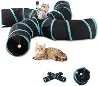 Brinquedo Túnel Pet Para Gato Interativo 4 Saídas Dobrável,Brinquedos de túnel para animais de estimação