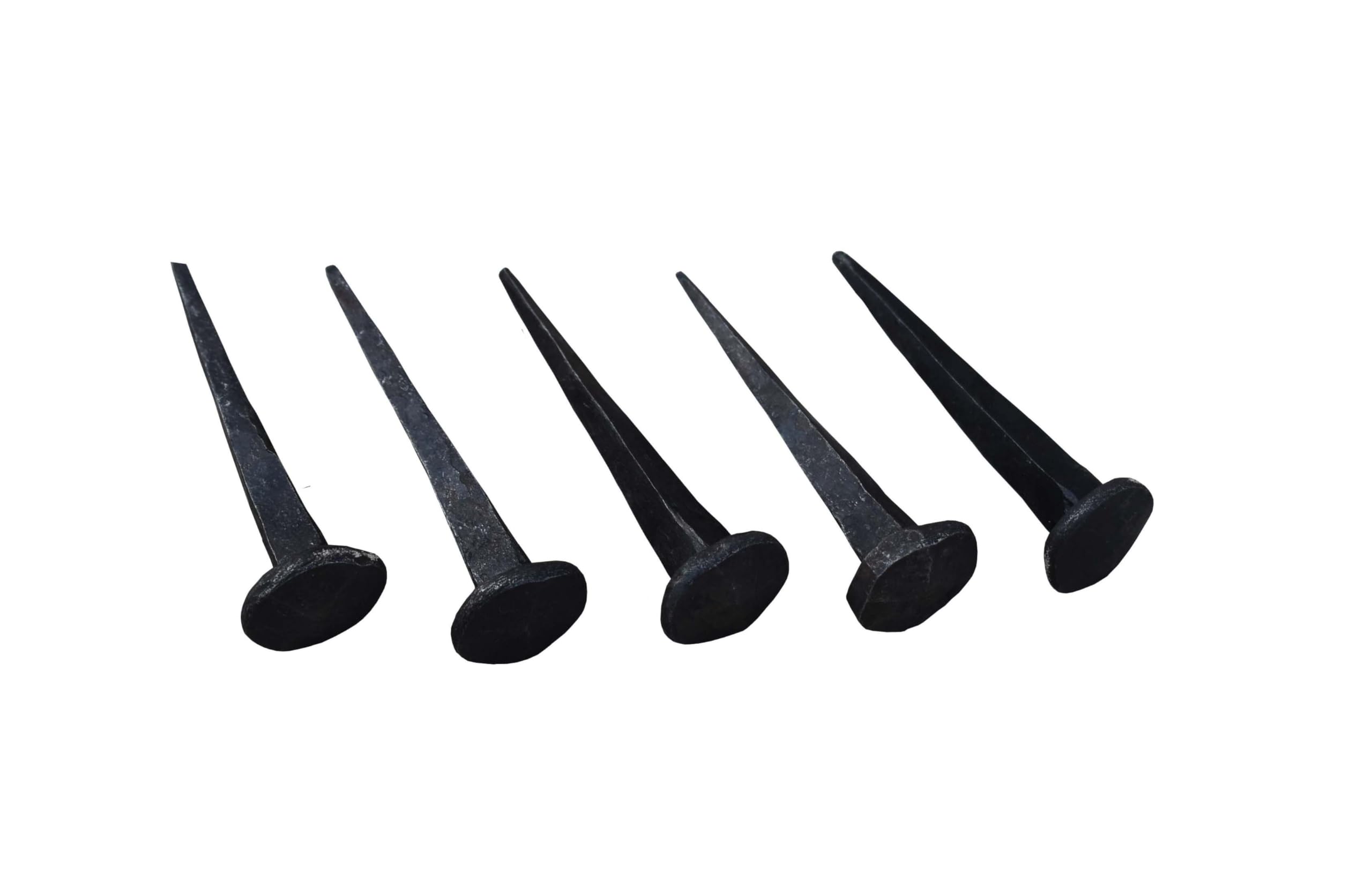 Viking Traders Hand Forged Iron Nail/Clavos, Natural Black Iron Finish