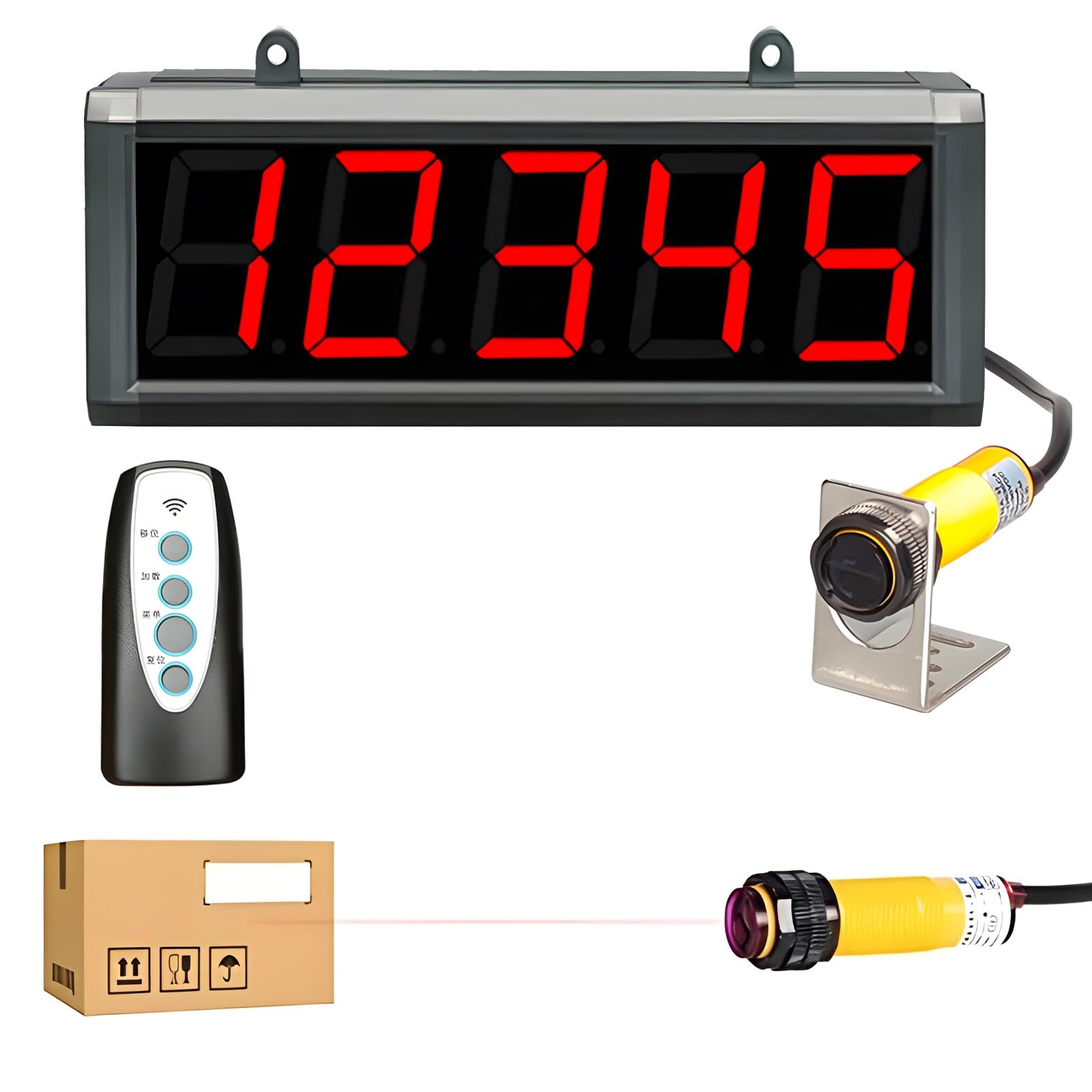 Genérico Contador Led, Conteo Automático Mediante Sensor