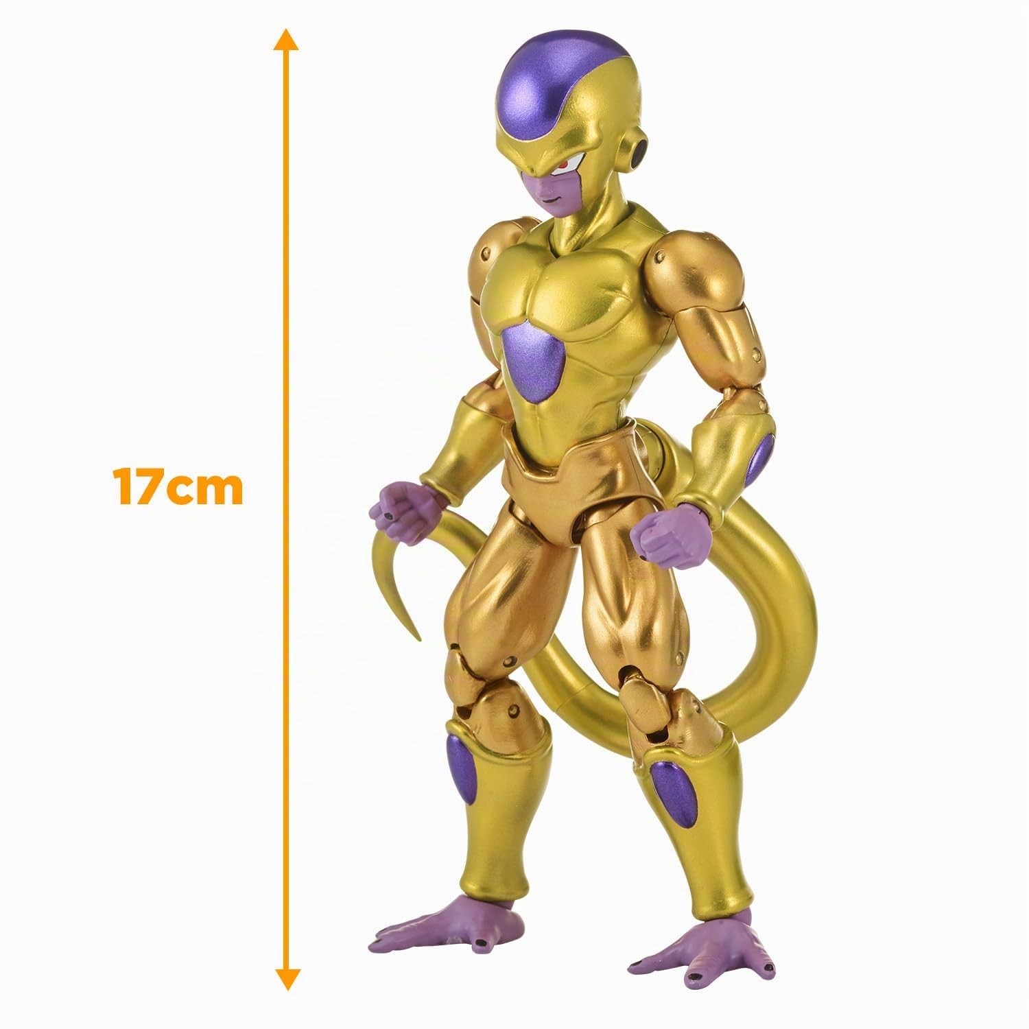 BANDAI - Dragon Ball Super - Figurina Dragon Stars 17 cm - Golden Freezer - Licenza ufficiale Dragon Ball - Figurina articolata Freezer - Giocattolo per bambini 4 anni e + - 35993