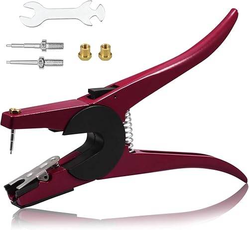 SPEEDWOX Aplicador de etiquetas de oído para vacas, ganado, cabra, oveja, cerdo, animal, alicates, herramienta de etiqueta de oído para ganado, con