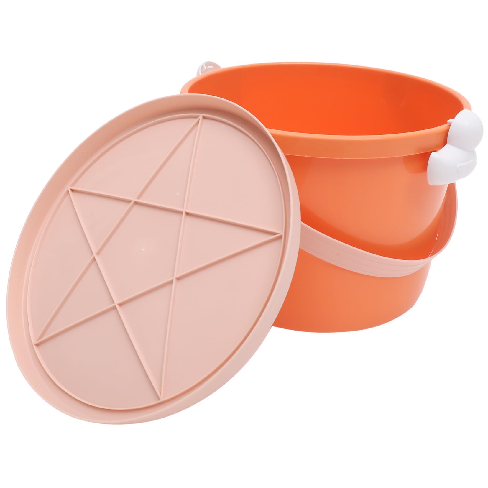 OUNONA Toy Storage Bin Lid Building Blocks Organizer Plastic Stationery Box Easy to Clean for Boys and Girls