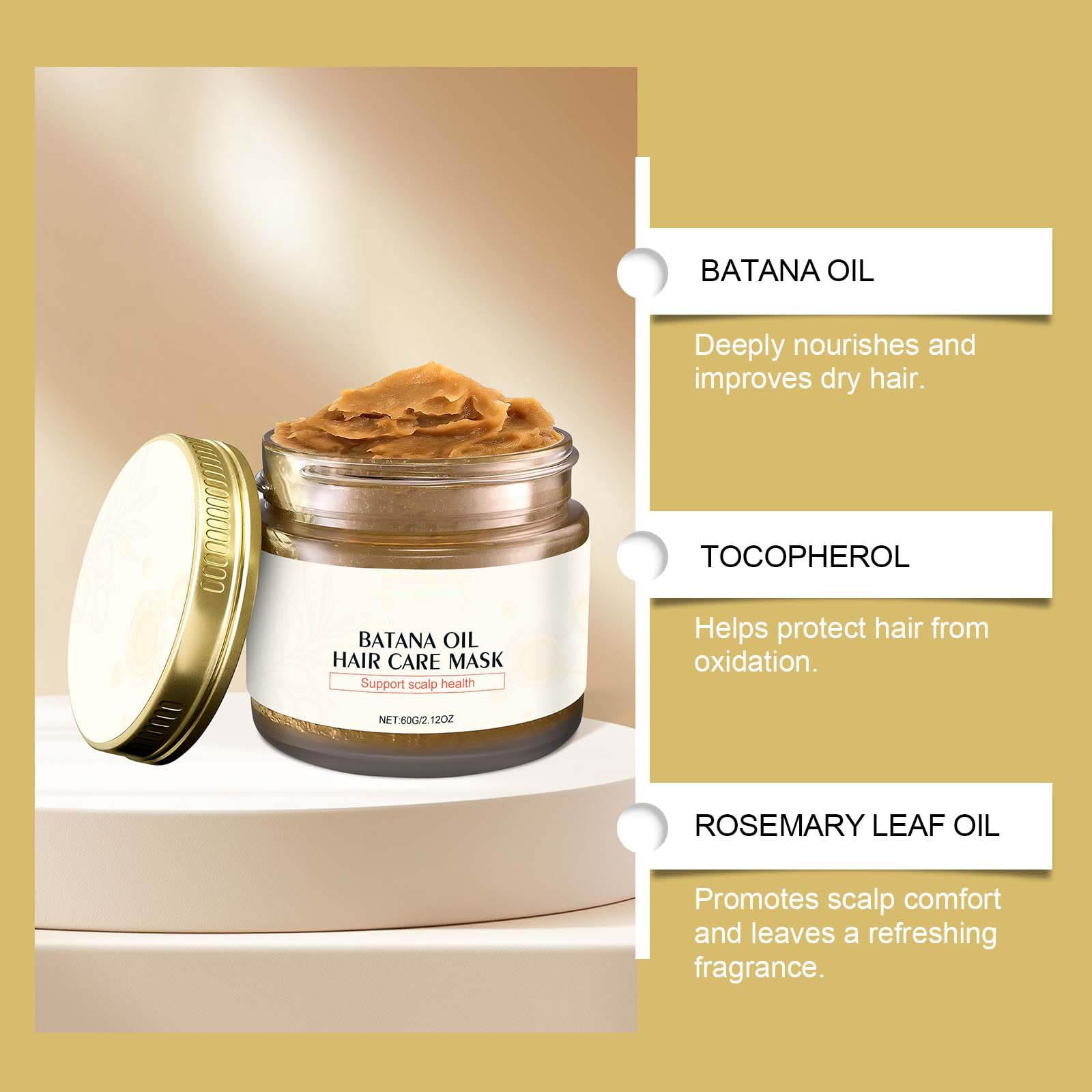 Raw Batana Oil Hair Mask - Image 4