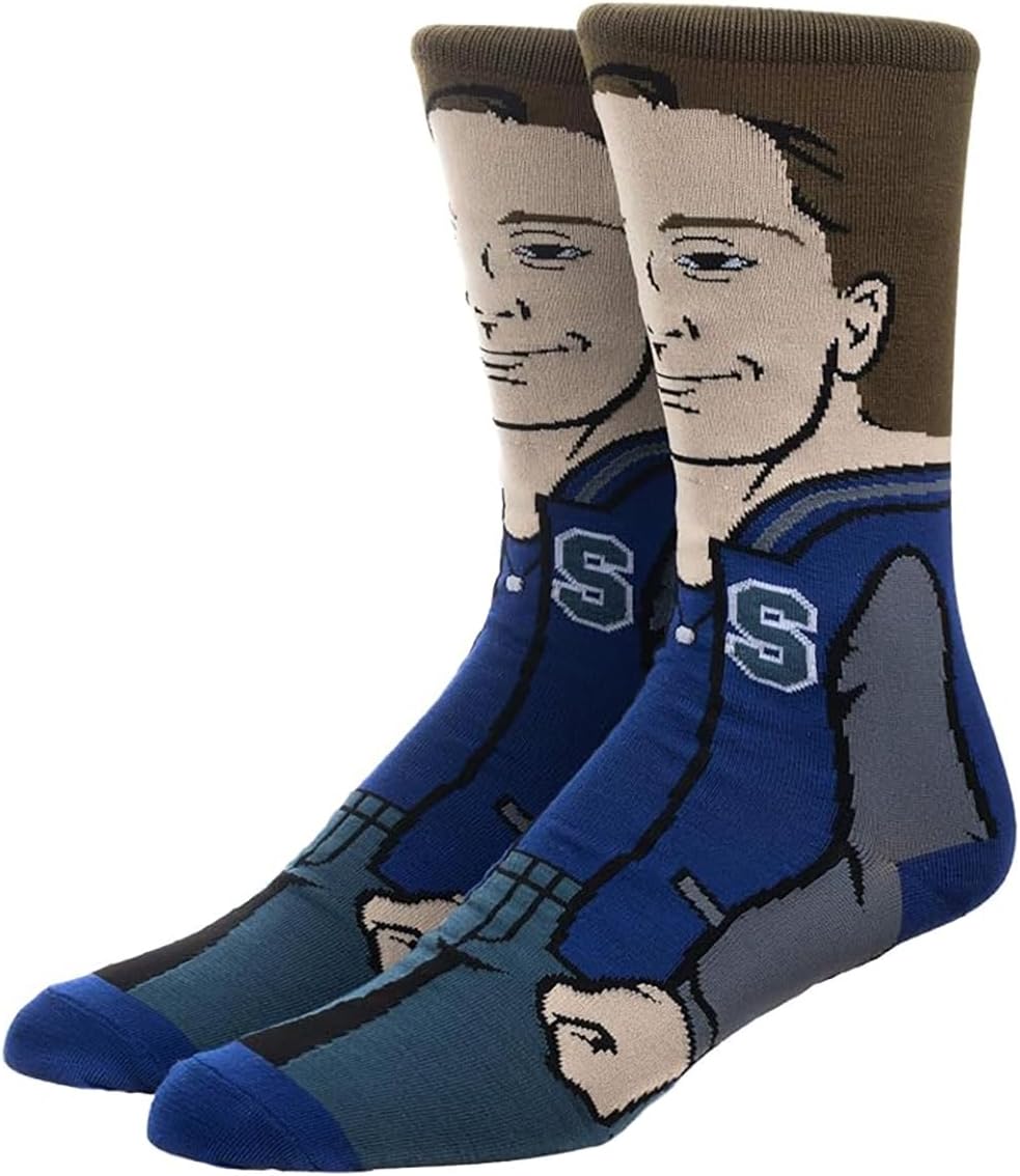 Bioworld Breakfast Club Teen Movie Andrew Clark 360 Character Collection Crew Socks Adult Crew Socks 1 Pair