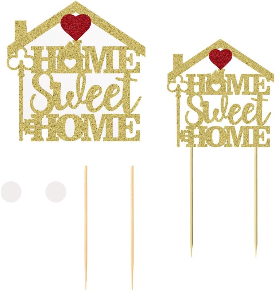 Sweet Home House Key Cake Topper Housewarming New Home Theme Party Cake Decoration MGPFERD