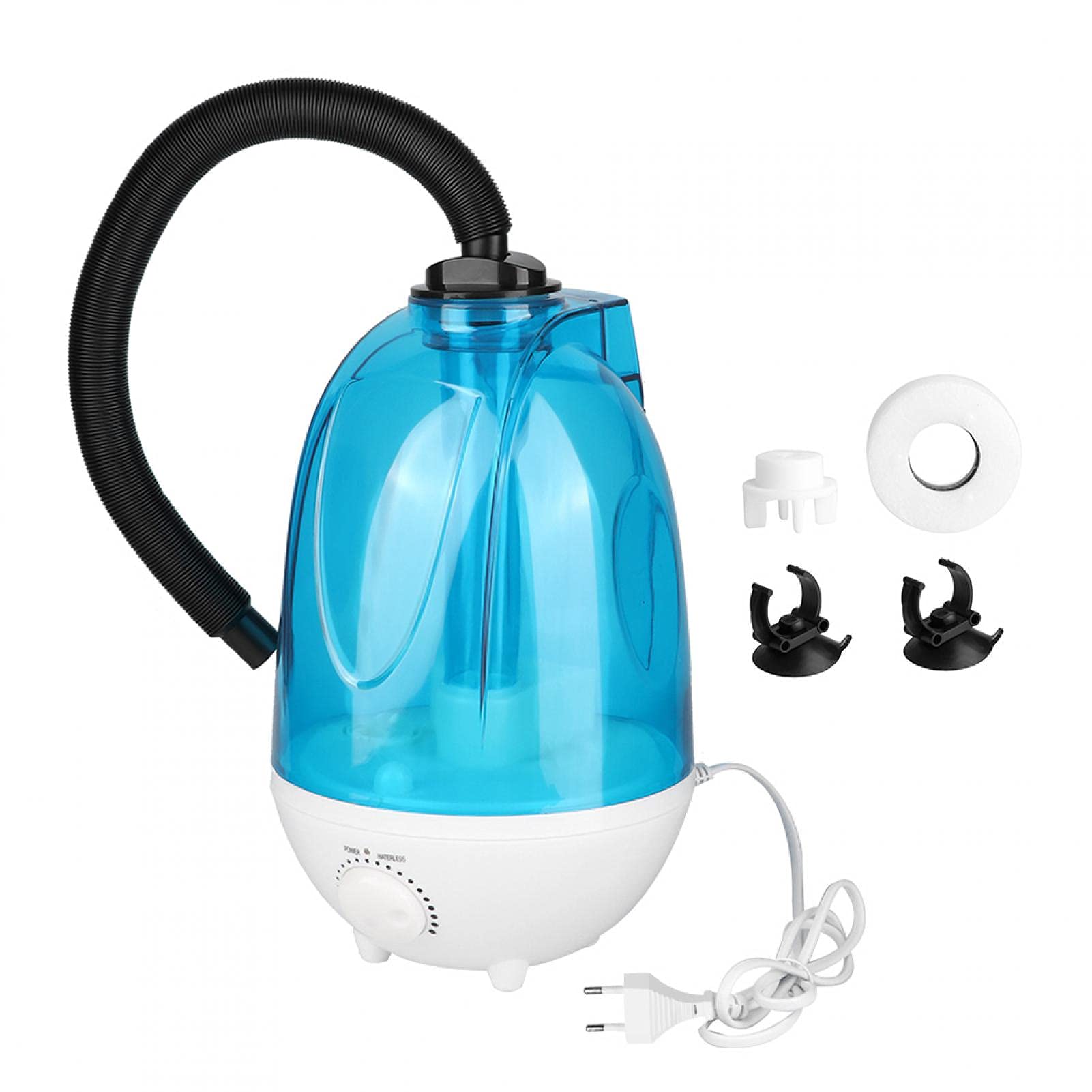 Humidificador para Reptiles, 4 l, Anfibios Tropicales, humidificador para Reptiles, nebulizador silencioso con Tubo de extensión, humidificador, Caja, Suministros, Reptil, señor, para(UE)