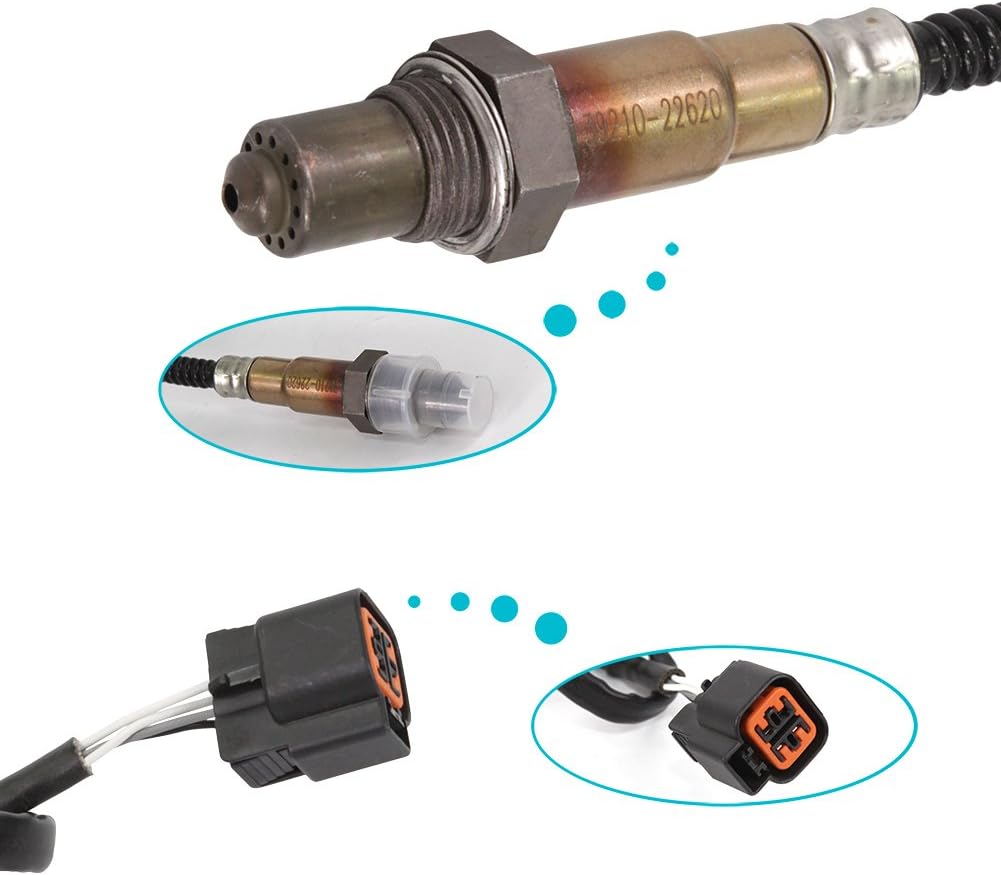 234-4851 Oxygen O2 Sensor Compatible with Hyundai Accent Elantra Tiburon Tucson Kia Rio Rio5 Soul Spectra Spectra5 : Automotive