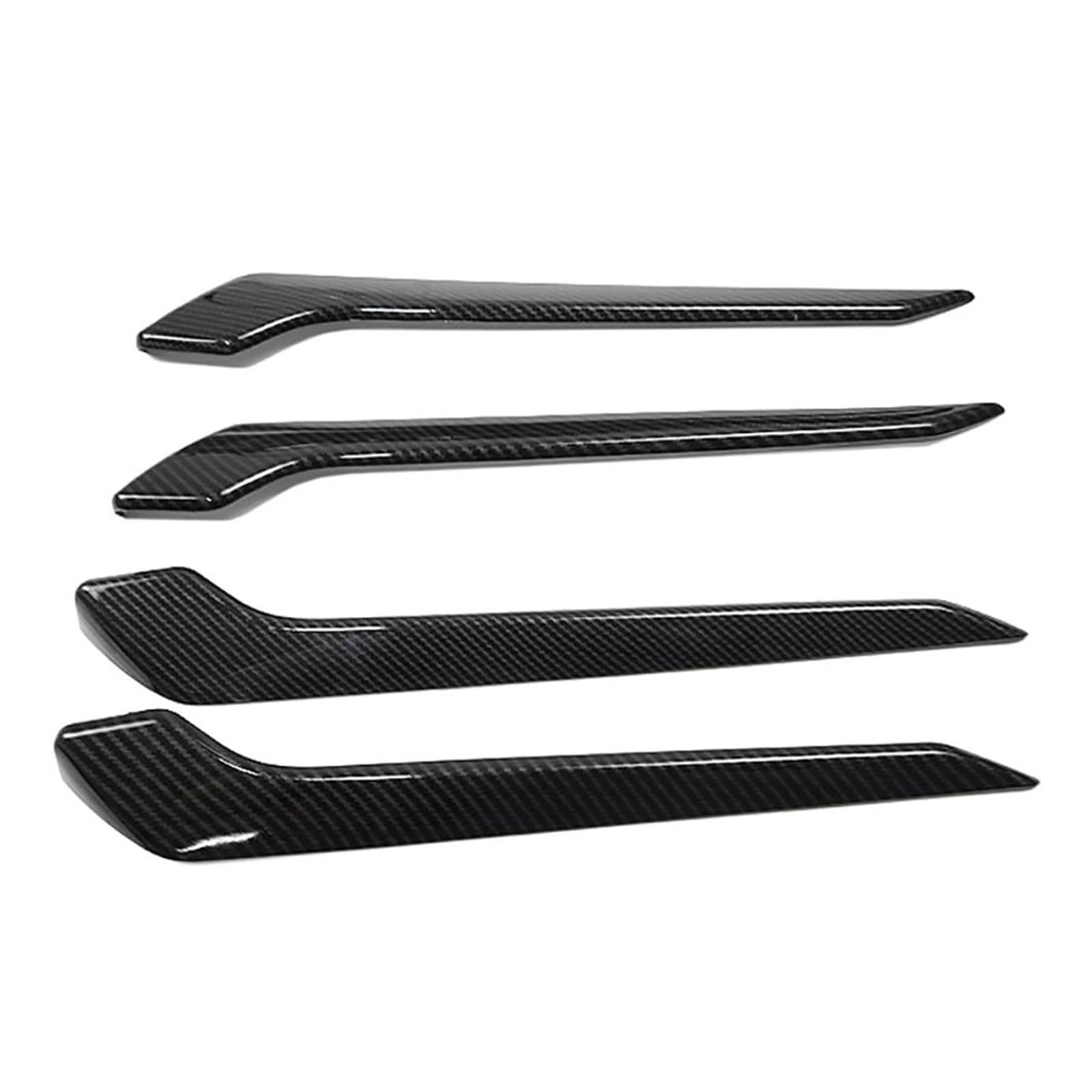 HGMGFYCX Car Interior Door Pull Handle Trims Cover Inner Door Panel Armrest Cover Trim for Toyota RAV4 2019 2020 2021 2022
