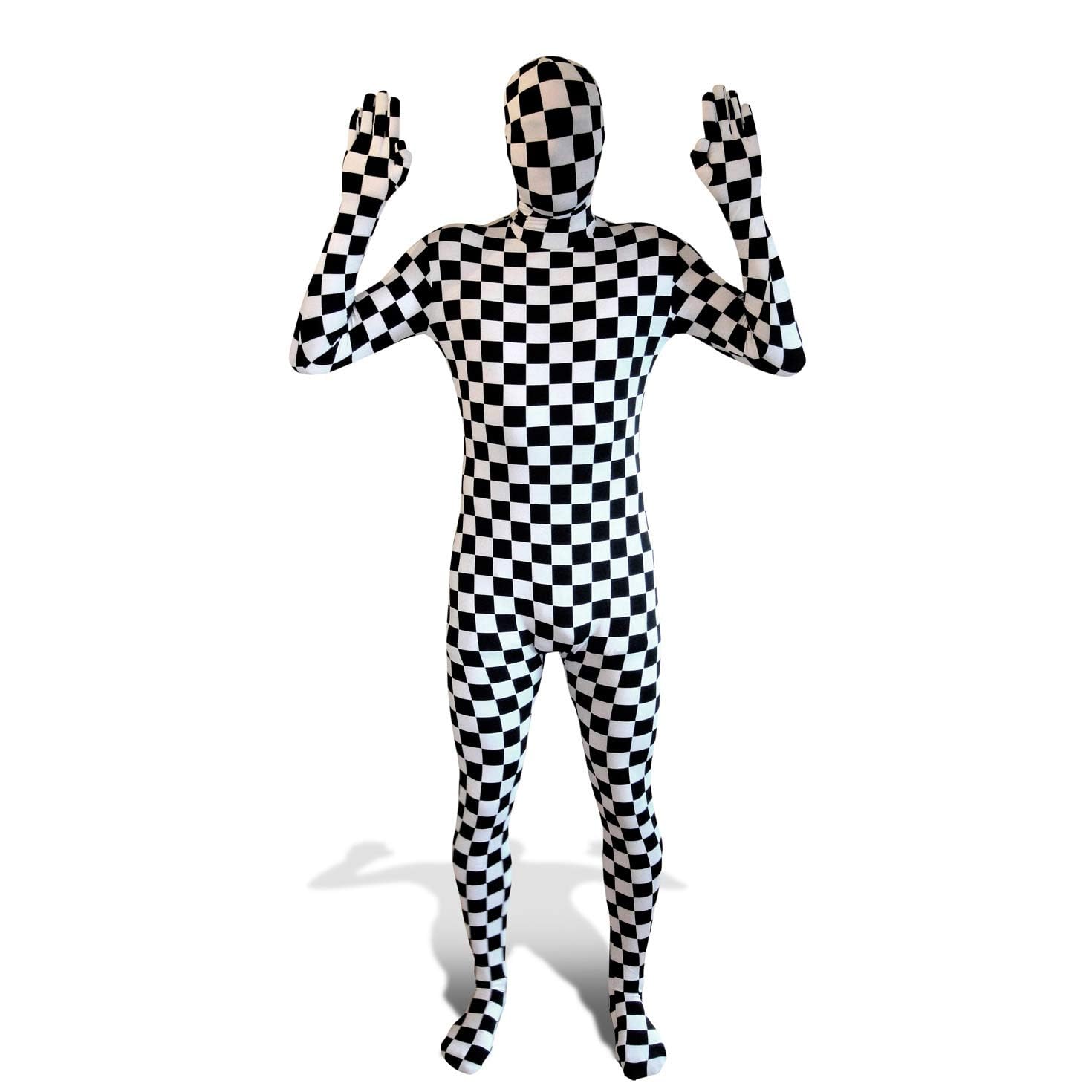 Morphsuits Disfraz Segunda Piel Adulto, Disfraz a Cuadros Halloween