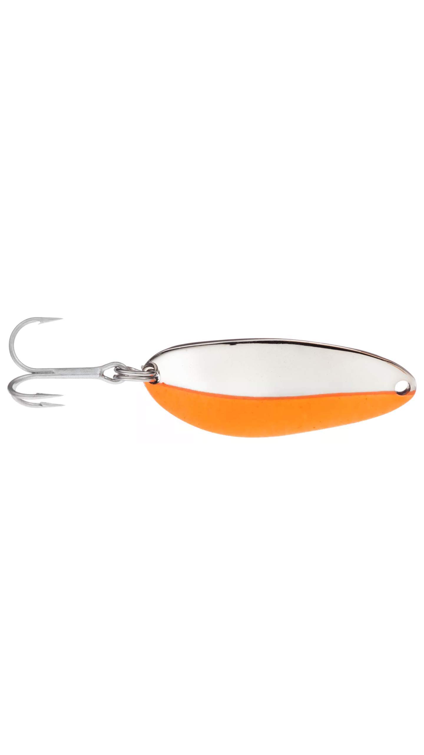 Acme C140-NFS 1/4-Ounce Little Cleo Hard Bait Fishing Lure, Nickel and Fluorescent Orange Stripe Finish