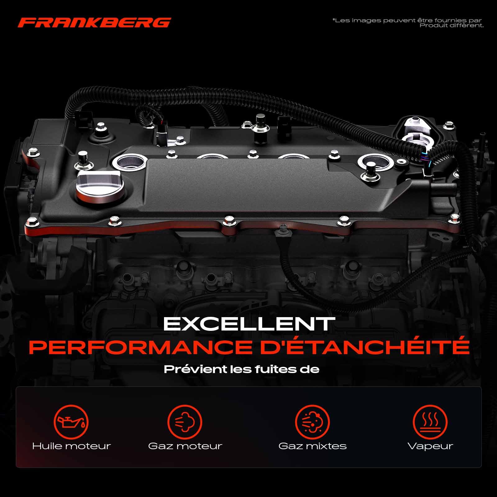 Frankberg Couvercle de culasse 03L103469AE | Compatible avec: T.o.u.r.a.n 5T1, O.c.t.a.v.i.a III 5E3 NL3 NR3, A3 8V1 8VK, Superbe III 3V3, P.a.s.s.a.t 3G2 CB2