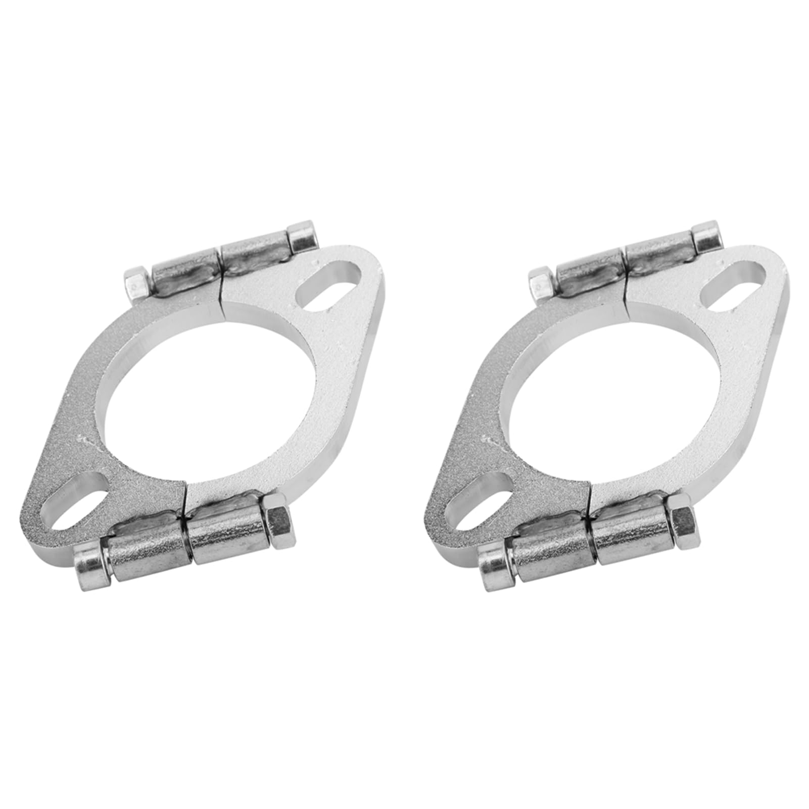 Kit Collegamento Scarico Kit Flangia Scarico SHINTONES - 2 Flange Acciaio Inox 45mm Con Guarnizioni E Bulloni Guarnizioni Scarico - Foto 6