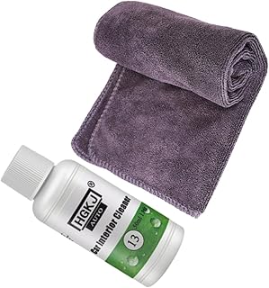 Vaguelly 1 Conjunto De Limpador De Interior De Carro Limpador De Couro De Carro Limpador De Tecido De Carro Agente De Limpeza De Tecido De Carro Agente De Limpeza De Interior De Carro