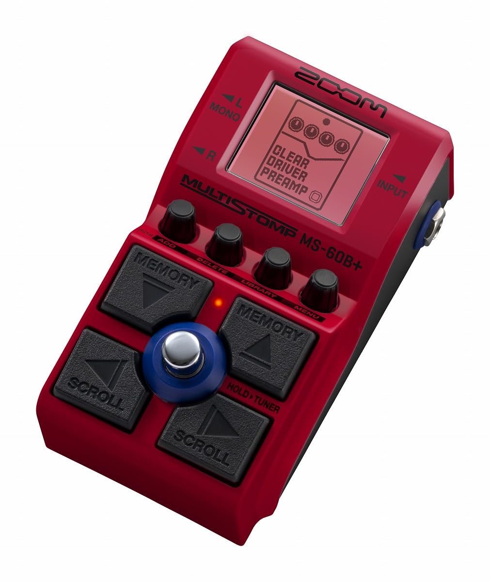 ZOOM MS-60B ベース用マルチエフェクター (アダプター付き） Amazon | ZOOM/MS-60B+ MultiStomp Bass Pedal [ACアダプター同時購入