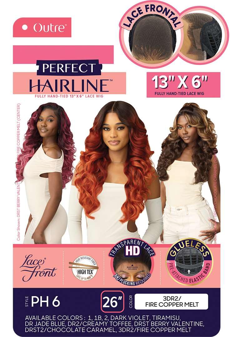 Amazon.com : Outre Lace Front Wig - Perfect Hair Line 13X6 - PH 6