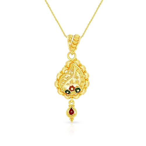 22 KT (916) purity Yellow Gold Pendant PDSSJCO006_Y for Women