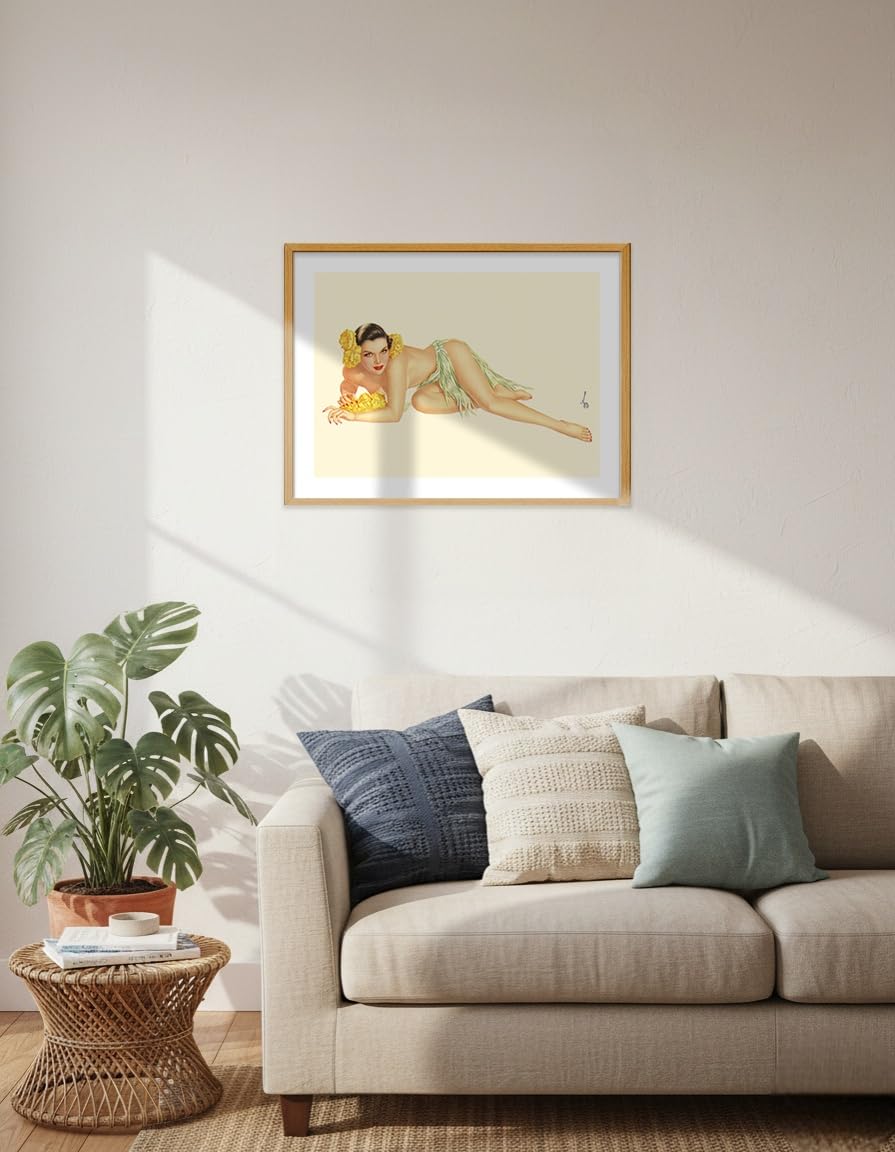 Amazon.com: Varga Girl - June 1943 - Vintage Pin Up Girl Print by