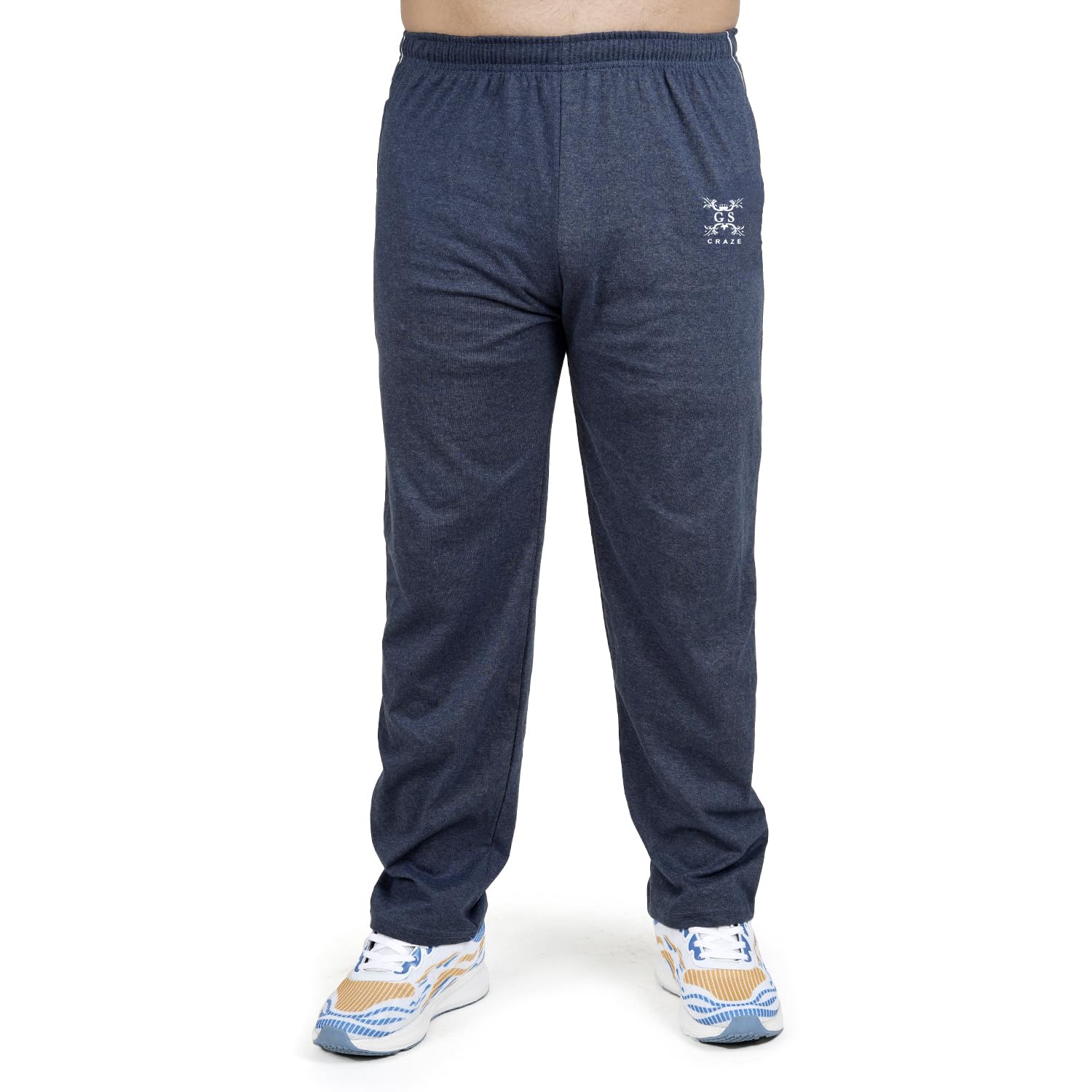 G S Craze Men's Lower Versatile and Comfortable Everyday Wearblue Lower - L |