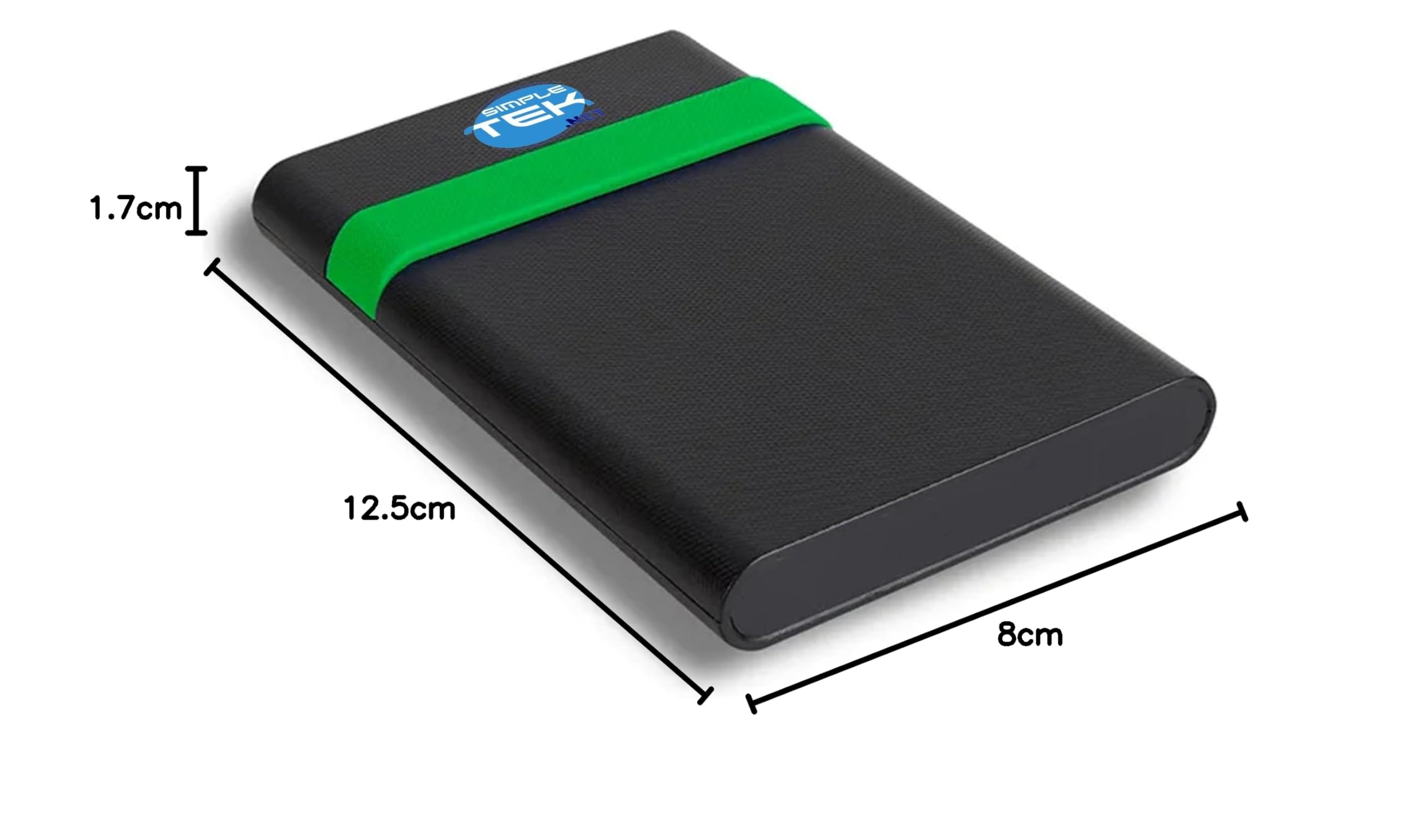 SIMPLETEK Dysk twardy 250 GB SATA III + zewnętrzna obudowa 2,5" USB 3.2 Gen1, 53106, kabel 40 cm, 6 Gb/s (odnowiony)
