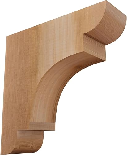 Miniatura 17 de Ekena Millwork COR04X12X12NEB00RWR 4 pulgadas de ancho x 12 pulgadas de profundidad x 12 pulgadas de alto New Brighton Rough Sawn Corbel, cedro rojo