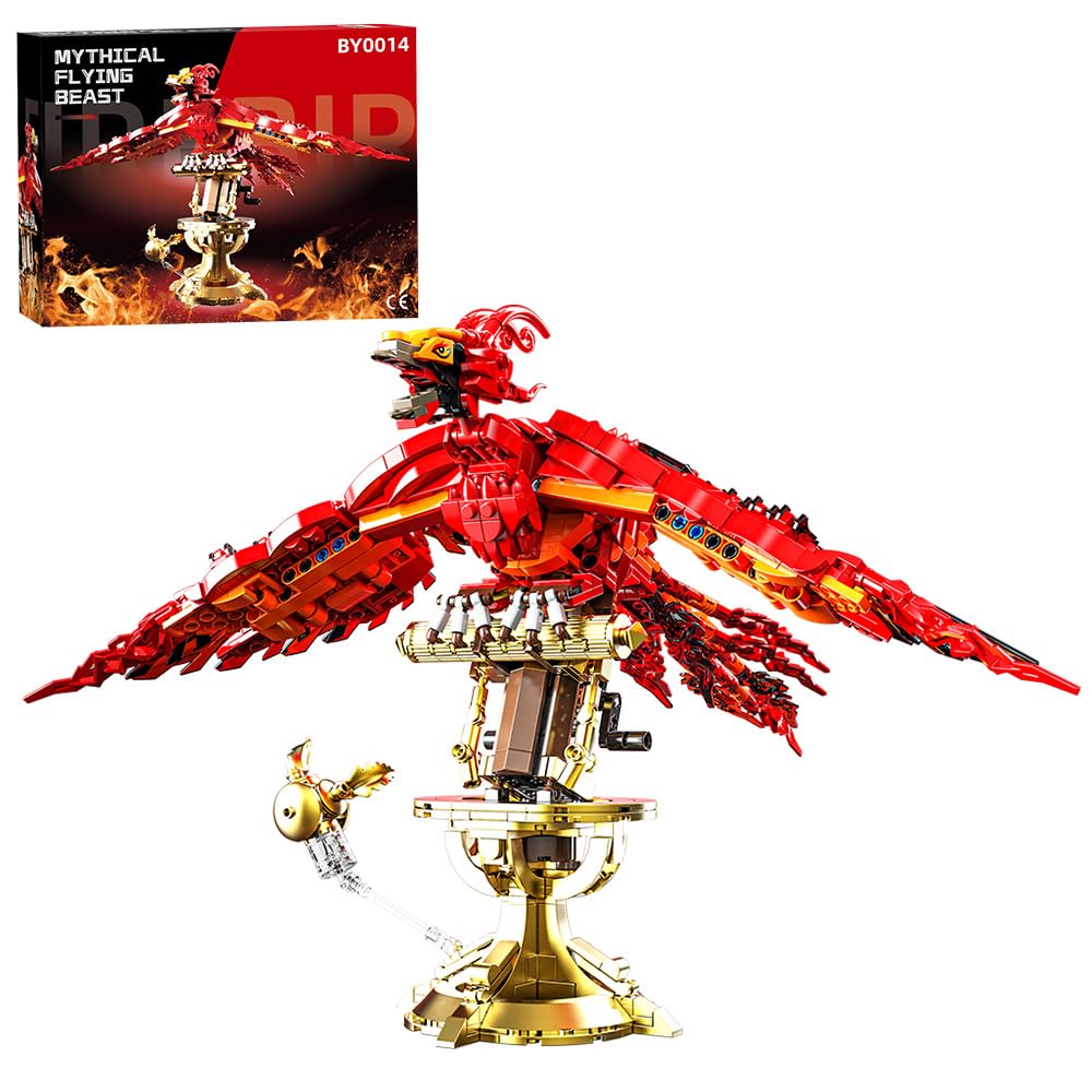 Amazon.com: APAWR 938 Pieces Phoenix Building Set, Magic Potter
