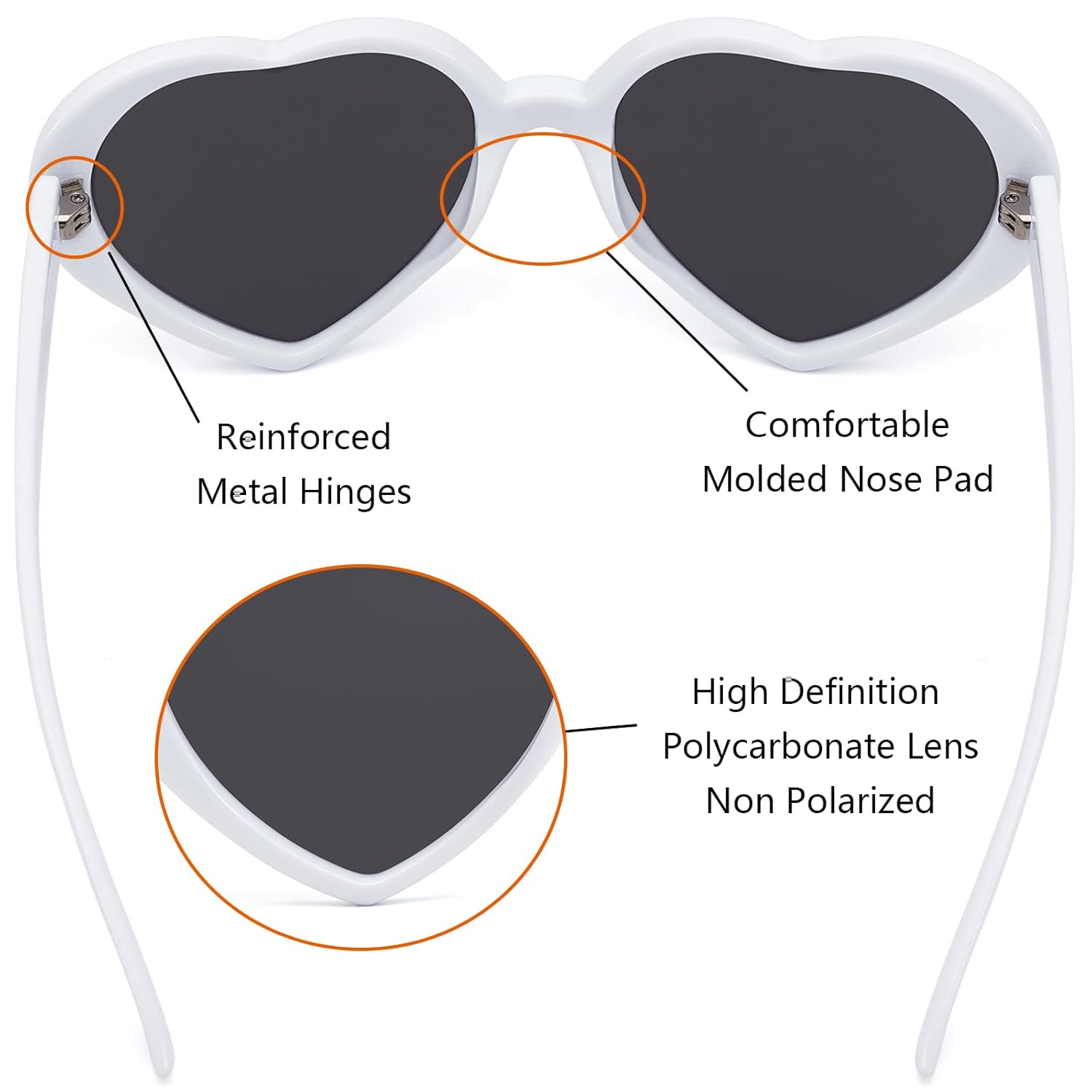 IOHLNG Óculos de sol de coração para mulheres e homens, grandes, modernos, em forma de amor, retrô, adorável, moderno, lindos óculos de sol em promoção! Veja a oferta e mais achadinhos de Cuidados com a visão 8 Hoje é o melhor dia para comprar IOHLNG Óculos de sol de coração para mulheres e homens, grandes, modernos, em forma de amor, retrô, adorável, moderno, lindos óculos de sol com aquele preço maroto! Promoção! Aproveite a oferta! 8