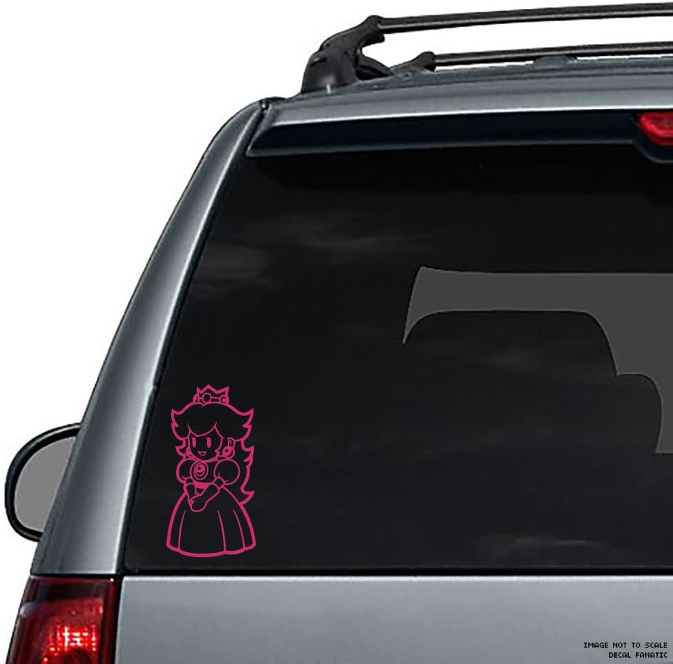 Super Mario Bros Princess Peach Decal - 6"